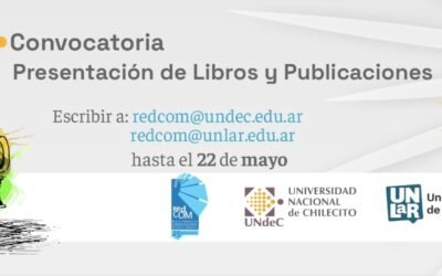 RedCom: Convocatoria Presentación de libros y publicaciones