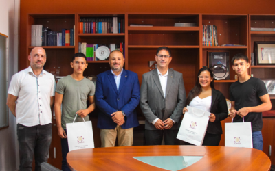 Académicas | El rector Salcedo dio la bienvenida a estudiantes de Paraguay