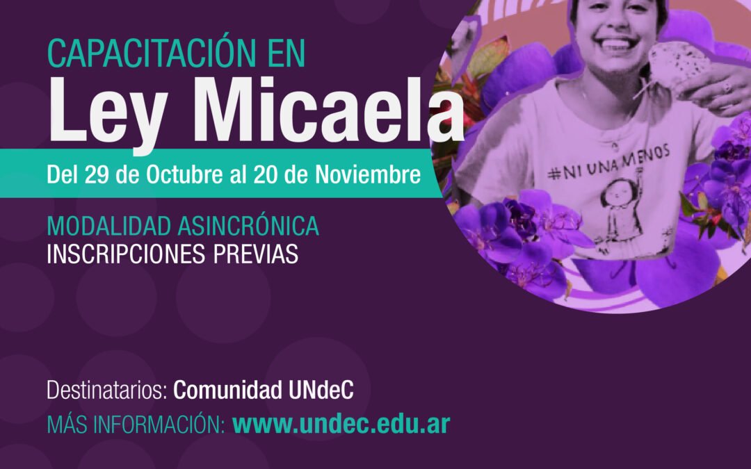 Última capacitación en Ley Micaela del ciclo 2025