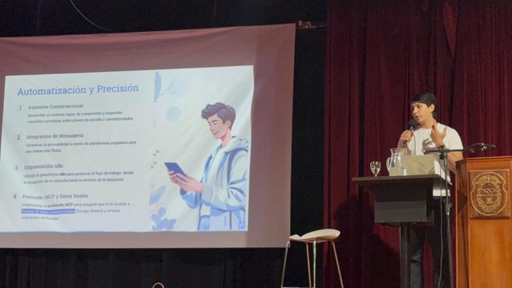 Amadeo Jesús Claramonte, estudiante de Ingeniería en Sistemas