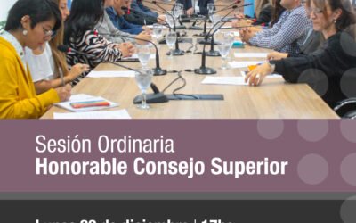 El Consejo Superior de la UNdeC realizará su última sesión del año el 22 de diciembre