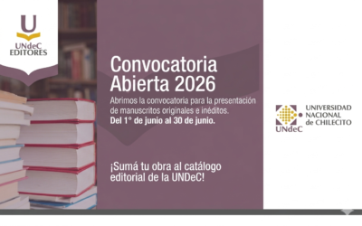 UNdeC Editores abre convocatoria para la presentación de manuscritos y proyectos editoriales